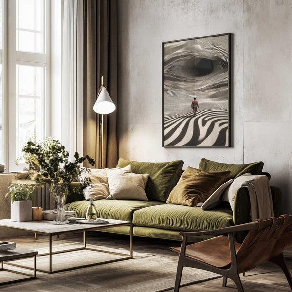 Tablou înramat „Op Art Journey” de Taudalpoi