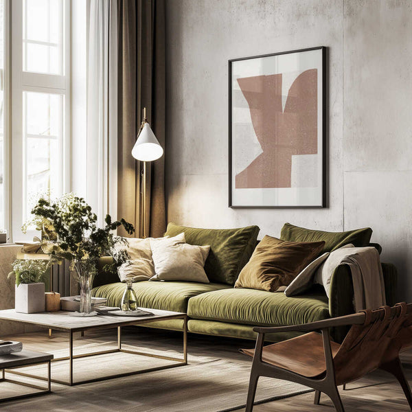 Tablou înramat „Earth Tones Harmony” de THE MIUUS STUDIO