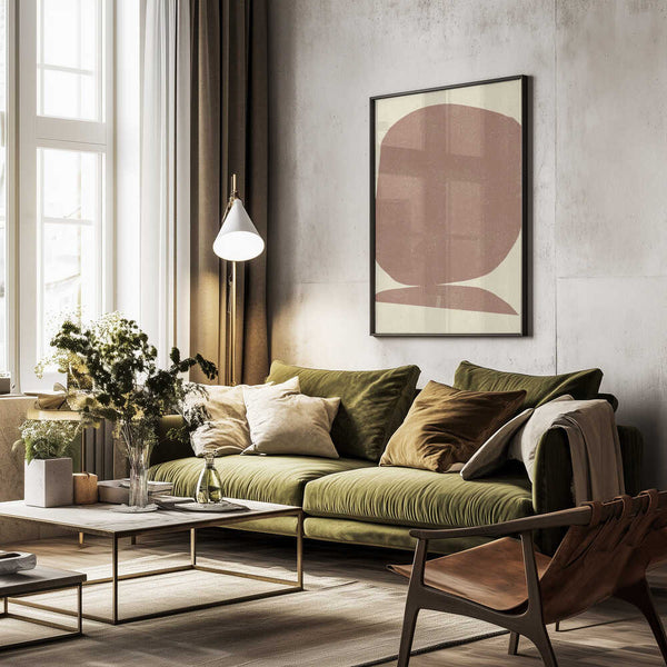 Tablou înramat „Earthy Stone” de THE MIUUS STUDIO