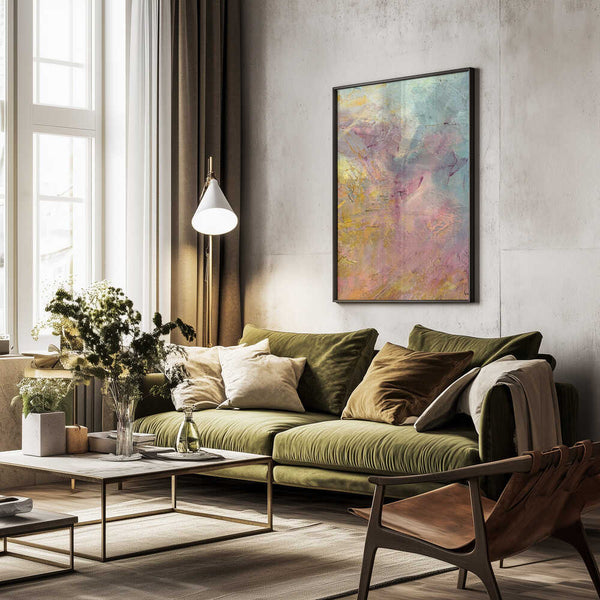 Tablou înramat „Pastel Pink Dreams” de Dorothy Fagan