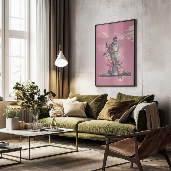 Tablou înramat „Tropical Theme” de Dominik Przerwa