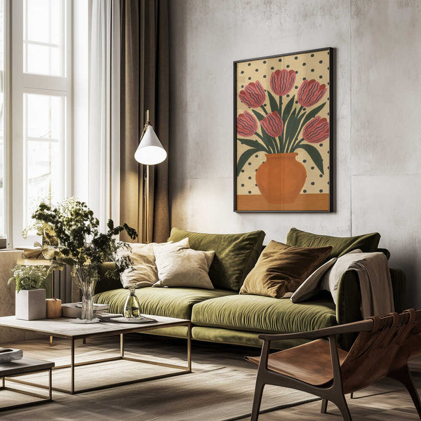 Tablou înramat „Potted Florals” de Marika Barsrsind