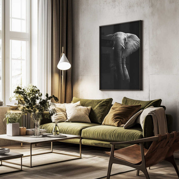 Tablou înramat „Elephant!” de WildPhotoArt