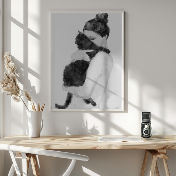 Tablou înramat „Cat Lover” de Pictufy Studio II