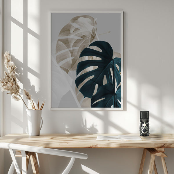 Tablou înramat „Monstera Creative 05” de Pictufy Studio III