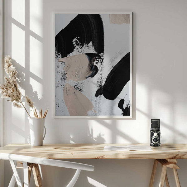 Tablou înramat „Black and Nude” de uplusmestudio