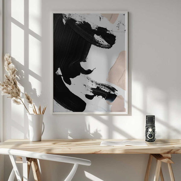 Tablou înramat „Black and Nude” de uplusmestudio