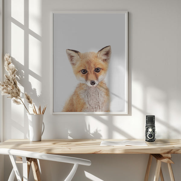 Tablou înramat „Baby Fox” de Kathrin Pienaar