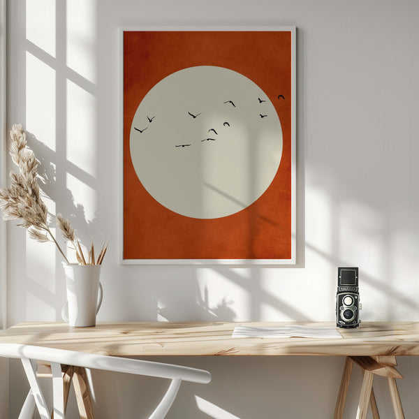 Tablou înramat „Warming Feelings” de Kubistika