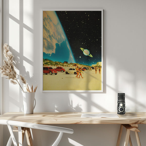 Tablou înramat „Galaxy Beach” de Taudalpoi