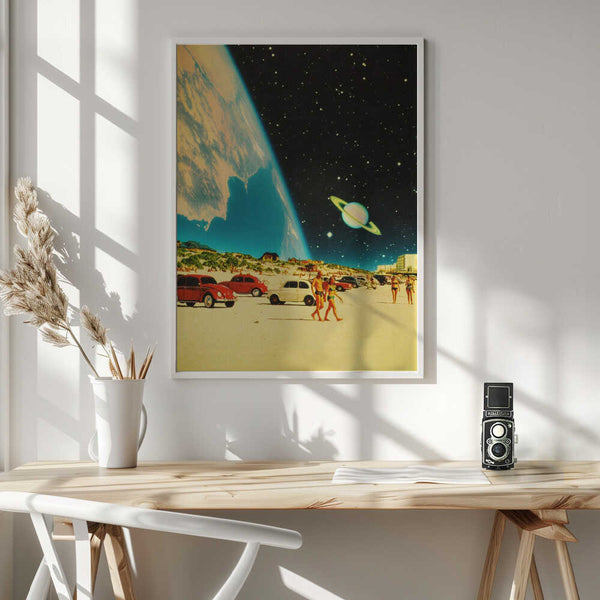 Tablou înramat „Galaxy Beach” de Taudalpoi