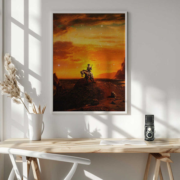 Tablou înramat „Courage” de Taudalpoi