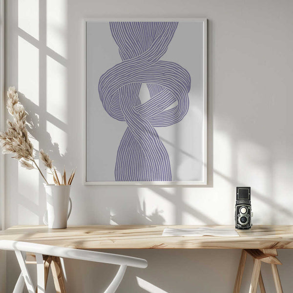 Tablou înramat „Entwined Currents” de Treechild