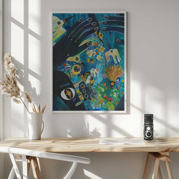 Tablou înramat „Seagulls” de Changyu Zou