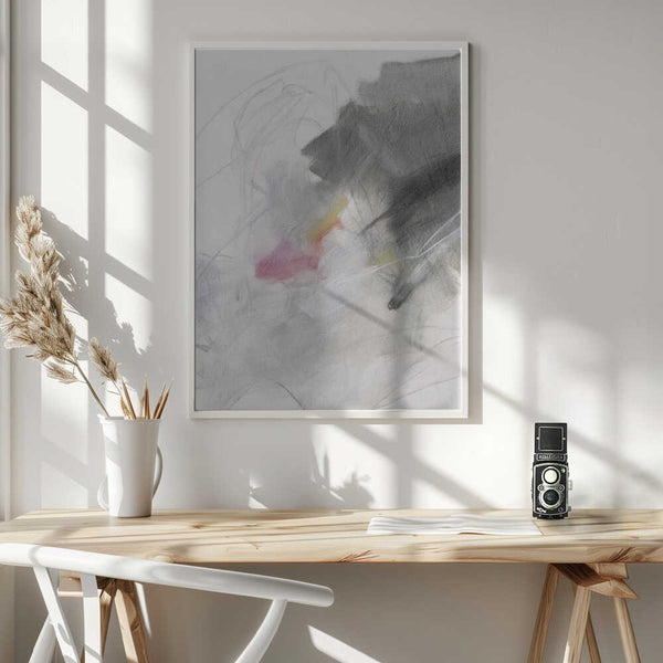 Tablou înramat „Action painting II” de Alma