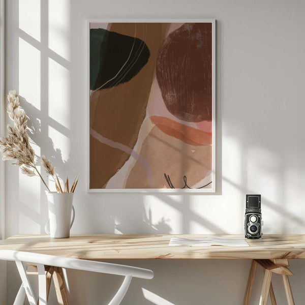 Tablou înramat „Chatter” de Gemma Bardot