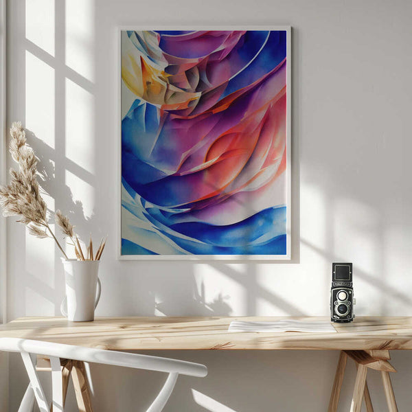 Tablou înramat „Nature Inspired Abstract Watercolor (Day 42)” de Mauro