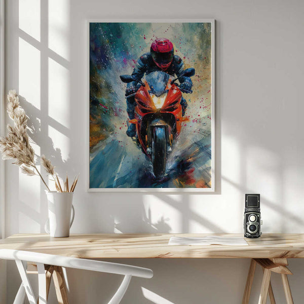 Tablou înramat „Sport Motor 1” de Justyna Jaszke