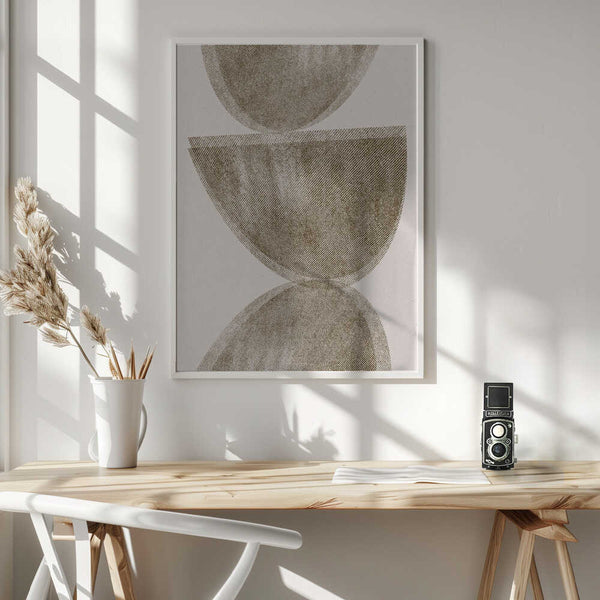 Tablou înramat „Curved Reflections” de THE MIUUS STUDIO