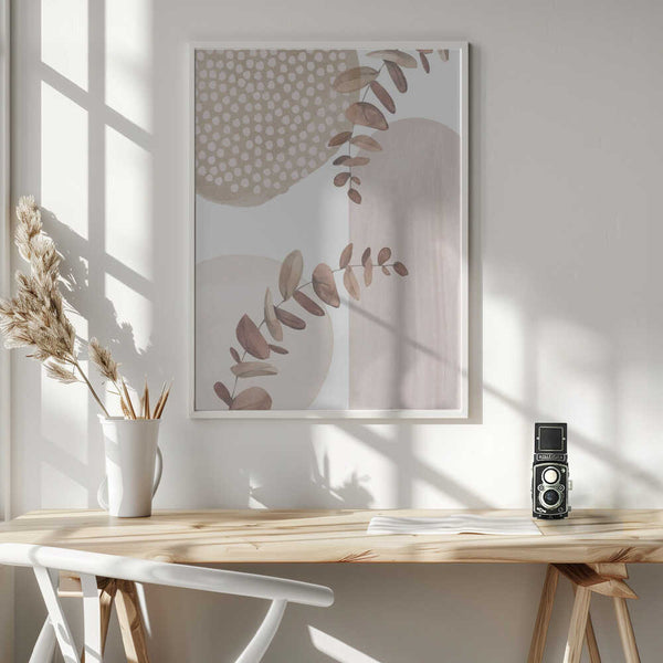 Tablou înramat „Boho In Neutral 1” de Sally Ann Moss