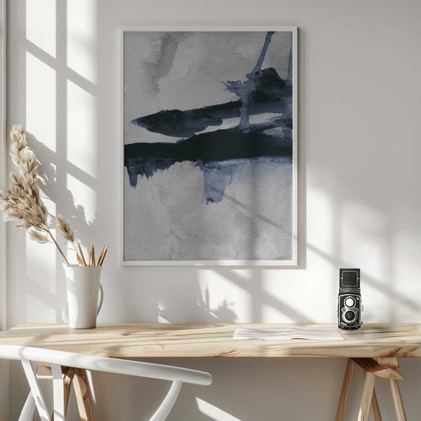 Tablou înramat „Blu 1” de Dan Hobday