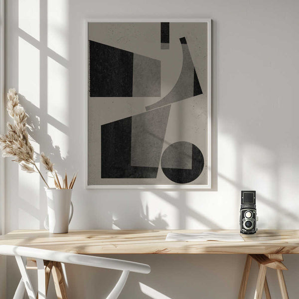 Tablou înramat „Geometric Harmony” de THE MIUUS STUDIO