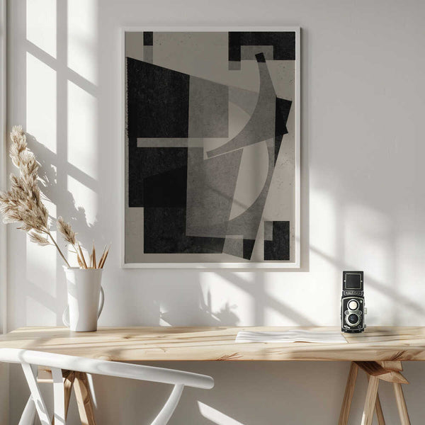 Tablou înramat „Geometric Shadows” de THE MIUUS STUDIO