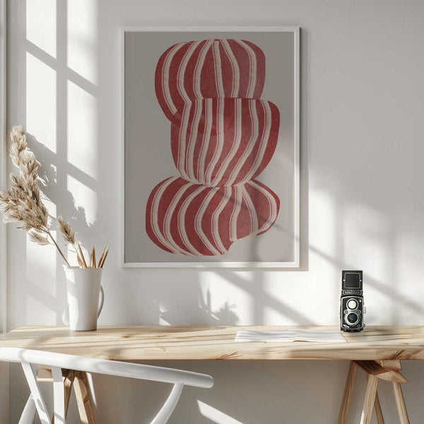 Tablou înramat „Striped Balance” de THE MIUUS STUDIO