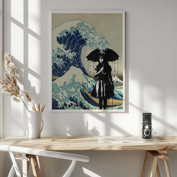 Tablou înramat „Under the Wave” de Dikhotomy