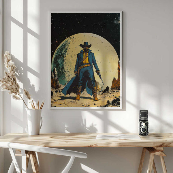 Tablou înramat „Cosmic Sheriff” de Taudalpoi