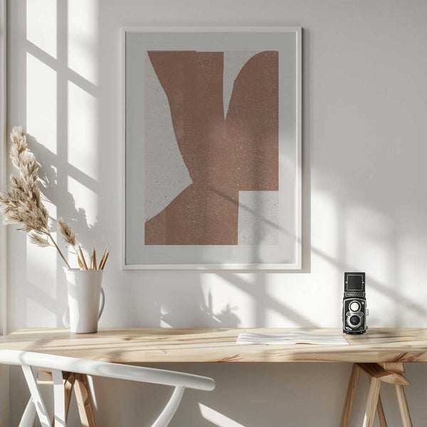 Tablou înramat „Earth Tones Harmony” de THE MIUUS STUDIO