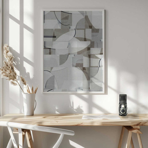 Tablou înramat „Neutral Curves 8” de cartissi