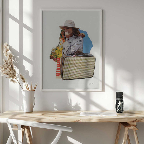 Tablou înramat „Audrey” de Mikhail Siskoff