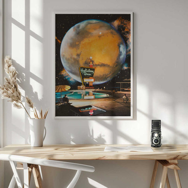 Tablou înramat „The Space Hotel” de Taudalpoi