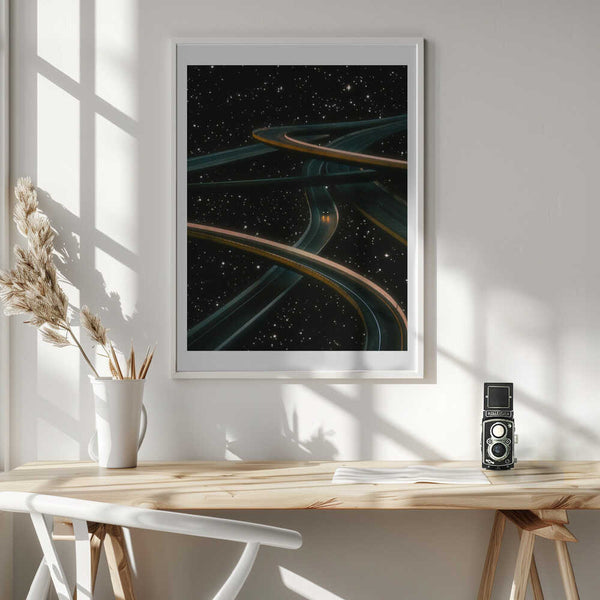 Tablou înramat „Driving Alone Thinking of You” de Taudalpoi