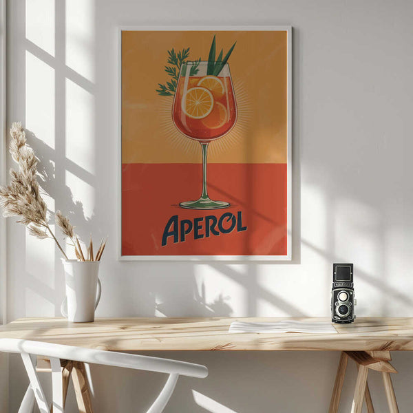 Tablou înramat „Aperol Vintage No 3” de Andreas Magnusson