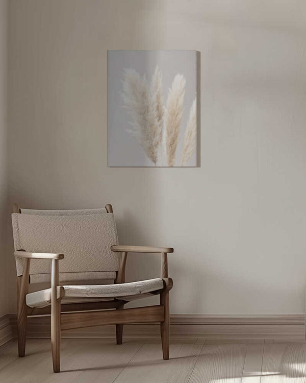 Tablou canvas „Pampas Grass Grey 02” de Pictufy Studio III