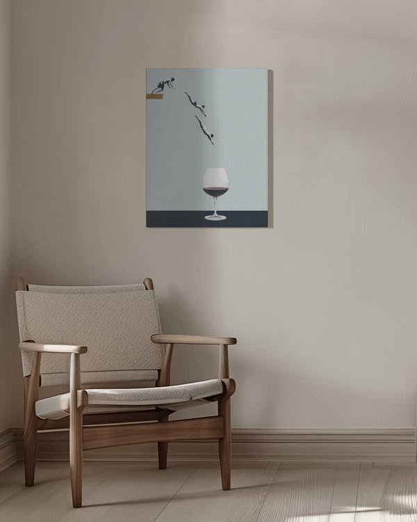 Tablou canvas „Your best friends forget you get old” de Maarten Léon