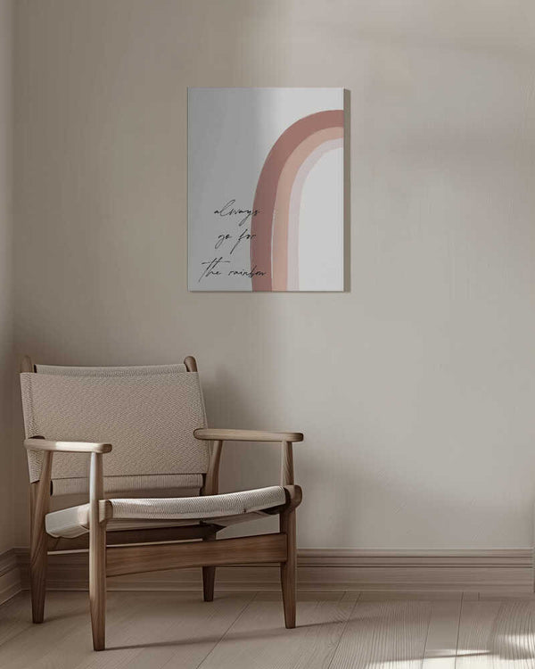 Tablou canvas „Chasing the Rainbow” de uplusmestudio