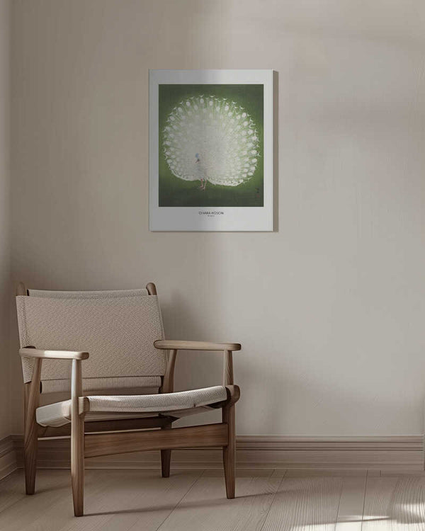 Tablou canvas „Peacock - Wide” de Ohara Koson