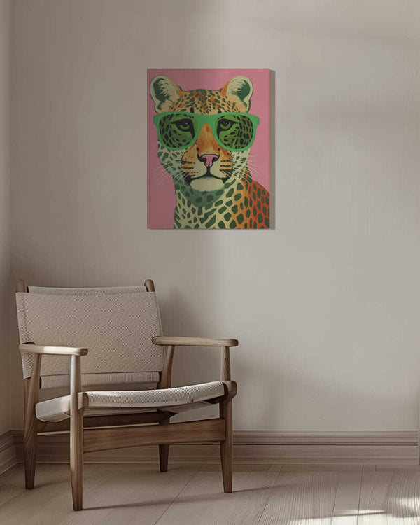 Tablou canvas „Cool Cat Portrait” de Treechild