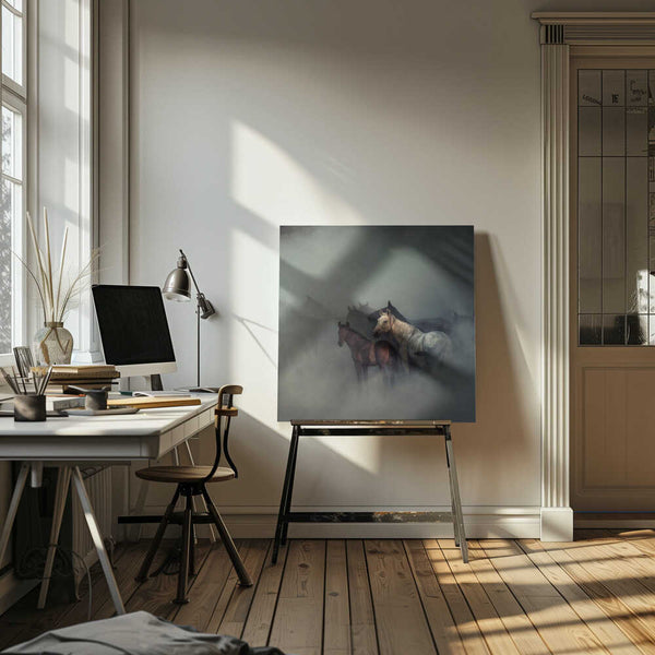 Tablou canvas „The lost horses” de Hüseyin Taşkın