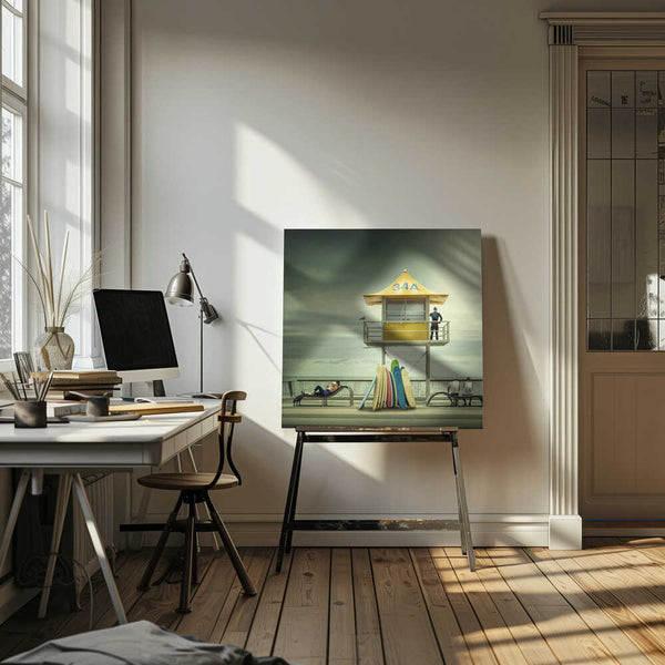 Tablou canvas „The life guard” de Adrian Donoghue