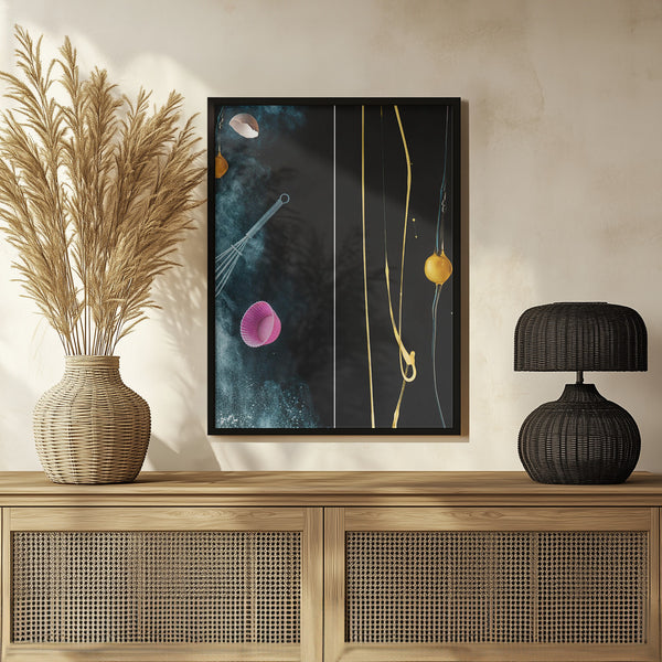 Tablou înramat „Kitchen mess” de Dina Belenko