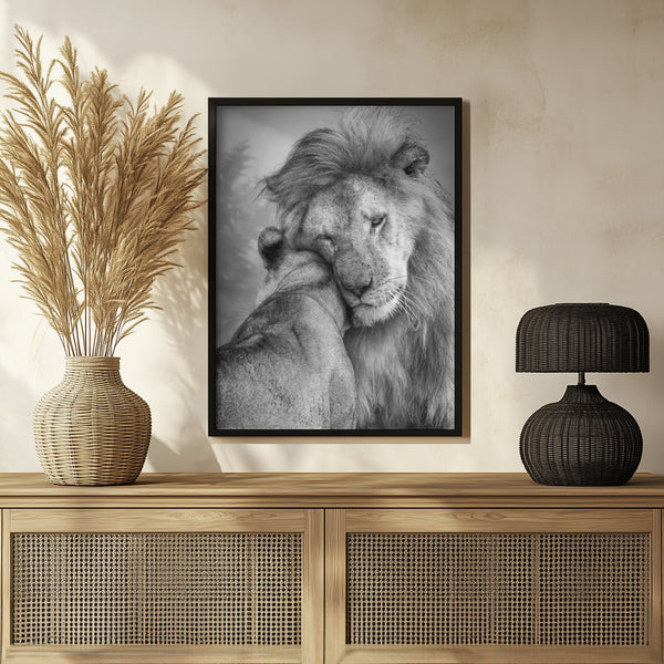 Tablou înramat „African Love!” de Ali Khataw