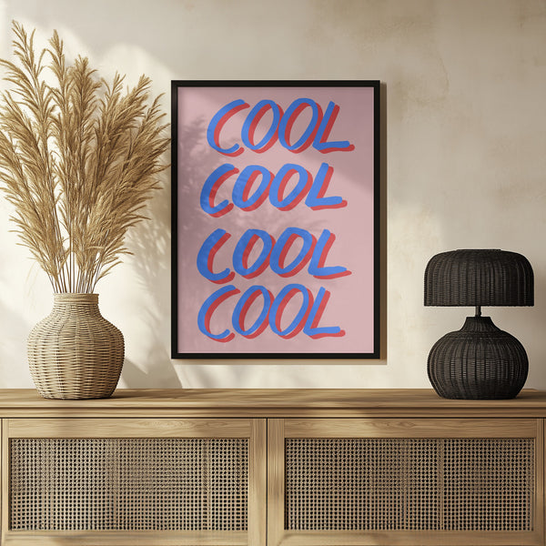 Tablou înramat „Cool Quote 02” de Pictufy Studio