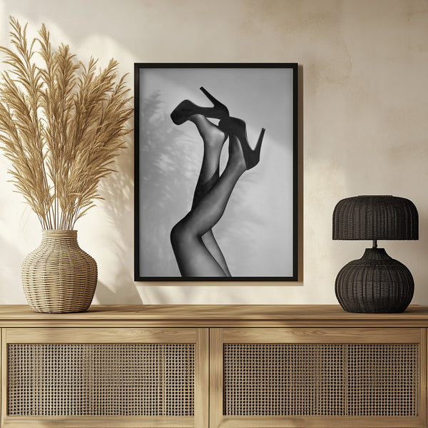 Tablou înramat „Velvet Pumps” de Pictufy Studio III