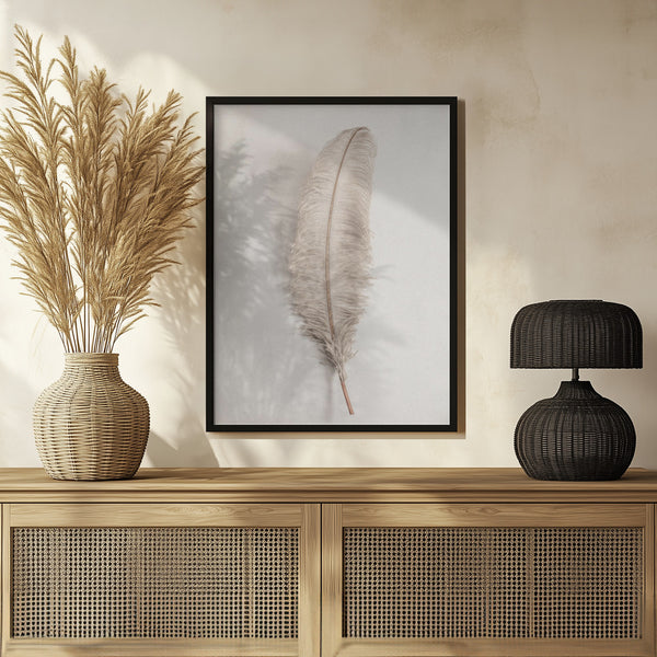 Tablou înramat „Feather_002” de Pictufy Studio III