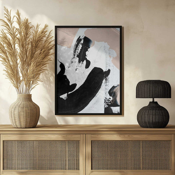 Tablou înramat „Monochrome Dance” de uplusmestudio