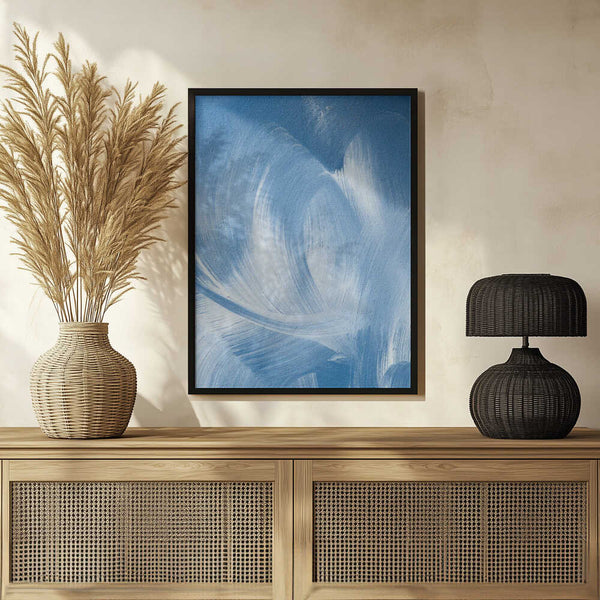 Tablou înramat „Acrylic Waves” de uplusmestudio